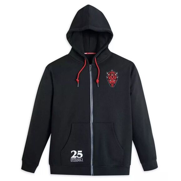 NEW Star Wars Hoodie L Darth Maul 25th Phantom Menace Anniversary Disney Black - Picture 2 of 9